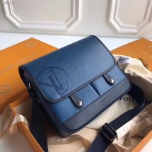 Louis vuitton MESSENGER PM M53492 blue JK1763XW58