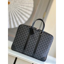 Louis Vuitton Monogram Canvas Porte-Documents Voyage M40225 black JK5892Af99