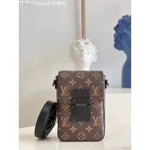 Louis Vuitton Monogram Canvas S-LOCK VERTICAL WEARABLE WALLET M81524 Black JK5631ki86