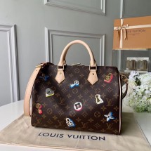 Louis Vuitton Monogram Canvas SPEEDY BANDOULIERE 30 M44365 JK1488dX32