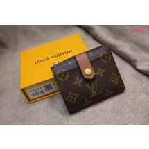 Louis vuitton Monogram Canvas Wallet M60451-3 JK151Ag46