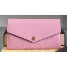 Louis Vuitton Monogram Empreinte Josephine Wallet M61003 Pink JK665Hn31