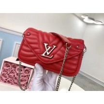 Louis Vuitton NEW WAVE Chain Bag M63956 red JK1161aj95