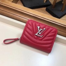 LOUIS VUITTON NEW WAVE COMPACT WALLET M63789 red JK345Gh26