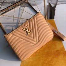 Louis Vuitton NEW WAVE Zipper Clutch bag M67500 Noisette JK1098ff76