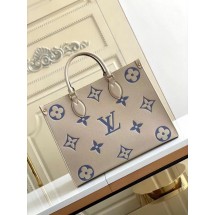 Louis Vuitton ONTHEGO MM M45494 Cream & blue JK580bm74