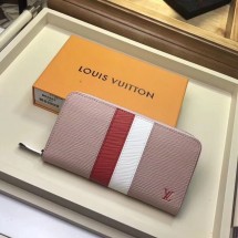 Louis Vuitton original Epi leather ZIPPY WALLET M62983 pink JK380CD62