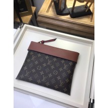 Louis vuitton original POCHETTE TUILERIES M64035 brown JK1660sp14