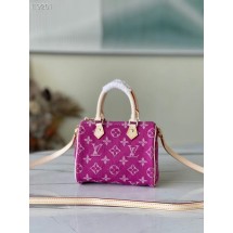 Louis Vuitton SPEEDY Monogram denim M95052 rose JK88bW68