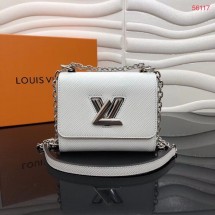 Louis vuitton TWIST MINI M56117 white JK608nE34