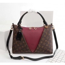 Louis Vuitton V TOTE MM M43949 Bordeaux Red JK1616Lp50