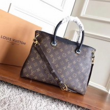 Luxury Louis Vuitton Monogram Canvas PALLAS M42810 Black JK2215Lv15