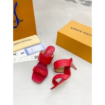 Quality Louis Vuitton slipper 91111-6 Heel 6.5CM JK1766Vu63