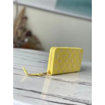 Replica Cheap Louis Vuitton ZIPPY WALLET M81427 Lemon Curd Yellow JK12QC68