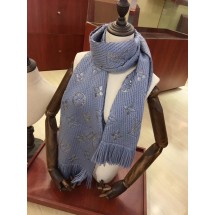 Replica Louis Vuitton Cashmere Scarf LV3307A grey JK3566SV68