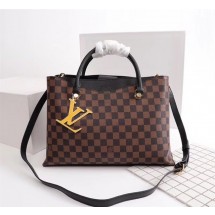 Replica Louis Vuitton Damier Ebene Canvas RIVERSIDE M55040 black JK1581SV68