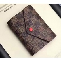 Replica Louis Vuitton Damier Ebene Canvas VICTORINE WALLET N41659 JK581Fi42
