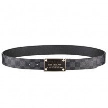 Replica Louis Vuitton Inventeur Reversible Damier Belt M9632Q JK3078nB47