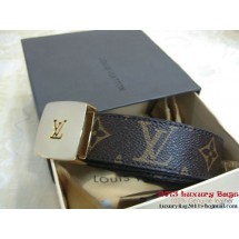 Replica Louis Vuitton Monogram Canvas Reversible Belt M6890M Golden JK2941DY71