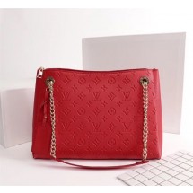 Replica Louis Vuitton Monogram Empreinte SURENE MM M43758 red JK1667Kg43