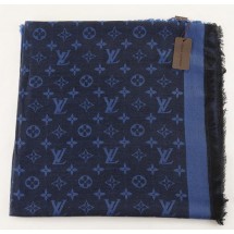 Replica Louis Vuitton Scarves Cotton LV6723F Blue JK3828XB19