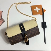 Top Louis vuitton monogram canvas GLASSES CASE M43903 creamy-white JK1682eo14