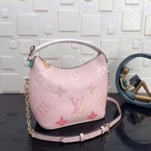 Top Louis Vuitton Original Leather Hobo Bag M45697 Pink JK587eo14