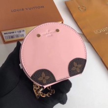 AAA 1:1 Louis Vuitton Monogram Vernis original MICRO BOITE CHAPEAU MM63484 pink JK358vi59