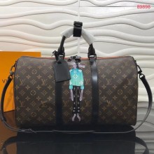 AAA Replica Louis vuitton KEEPALL BANDOULIERE 50 travel bag M89898 JK651Oy84