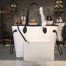 AAAAA Louis Vuitton Original Neverfull Epi Leather M54185 white JK1813Qa67
