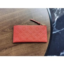 Copy Louis Vuitton Original Monogram Empreinte Wallet M68712 red JK243Zn71