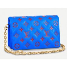 Copy Louis Vuitton POCHETTE COUSSIN M80742 blue JK5583Kn92