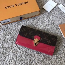 Fake 1:1 Louis Vuitton CHERRYWOOD WALLET M61719 fuchsia JK399YK70