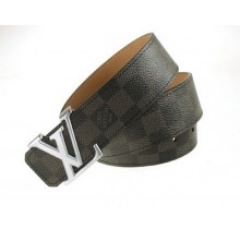 Fake Louis Vuitton Damier Graphite Canvas Belt LV2067 Silver JK2880Hj78