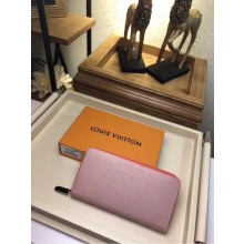 Fake Louis Vuitton EPI leather Zippy Wallet 67267 pink JK415Sq37