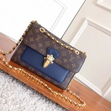 Fake Louis Vuitton Monogram Canvas VICTOIRE M41730 Blue JK2141Iw51