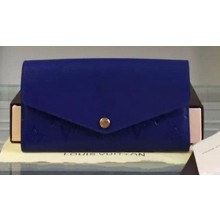 Fake Louis Vuitton Monogram Empreinte Josephine Wallet M61003 Blue JK663xE84