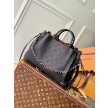 Fake Louis Vuitton Original Mahina M59200 black JK5890Sq37