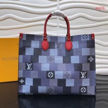 Fake Louis Vuitton Original ONTHEGO Shopping Bag M44576 Blue JK1049xR88