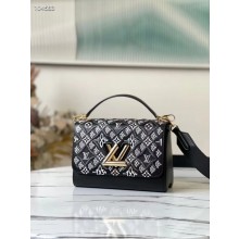 Fake Louis Vuitton SINCE 1854 TWIST MM M57442 Gray JK375GR32