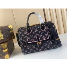 Fake Louis Vuitton SPEEDY BANDOULIERE 25 M20919 Black JK5593qZ31