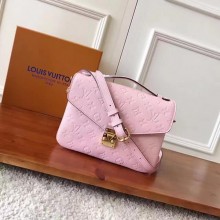 Fashion Louis Vuitton Monogram Empreinte POCHETTE METIS M41488 Pink JK2288wc24