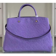First-class Quality Louis Vuitton Monogram Empreinte MONTAIGNE GM Bag M41069 Lavender JK2438VJ28