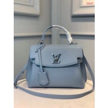 First-class Quality Louis vuitton original LOCKME EVER BB M53937 light blue JK770xO55