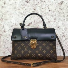 Imitation Louis Vuitton Monogram Canvas Shoulder Bags 51165 black JK2351Nj42