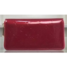 Imitation Louis Vuitton Monogram Vernis Zippy Wallet M90227 Red JK670SU87