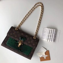 Imitation Louis vuitton original monogram canvas VICTOIRE M43731 green JK1778Dl40