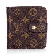 Knockoff Louis Vuitton Monogram Canvas Compact Wallet N61667 JK722NL80
