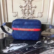 Knockoff Louis Vuitton Monogram Canvas SAC CEINTURE PN 42825 Blue JK2004cS18