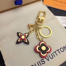 Louis vuitton BLOOMING FLOWERS BAG CHARM AND KEY HOLDER M63084 JK1635Ea63